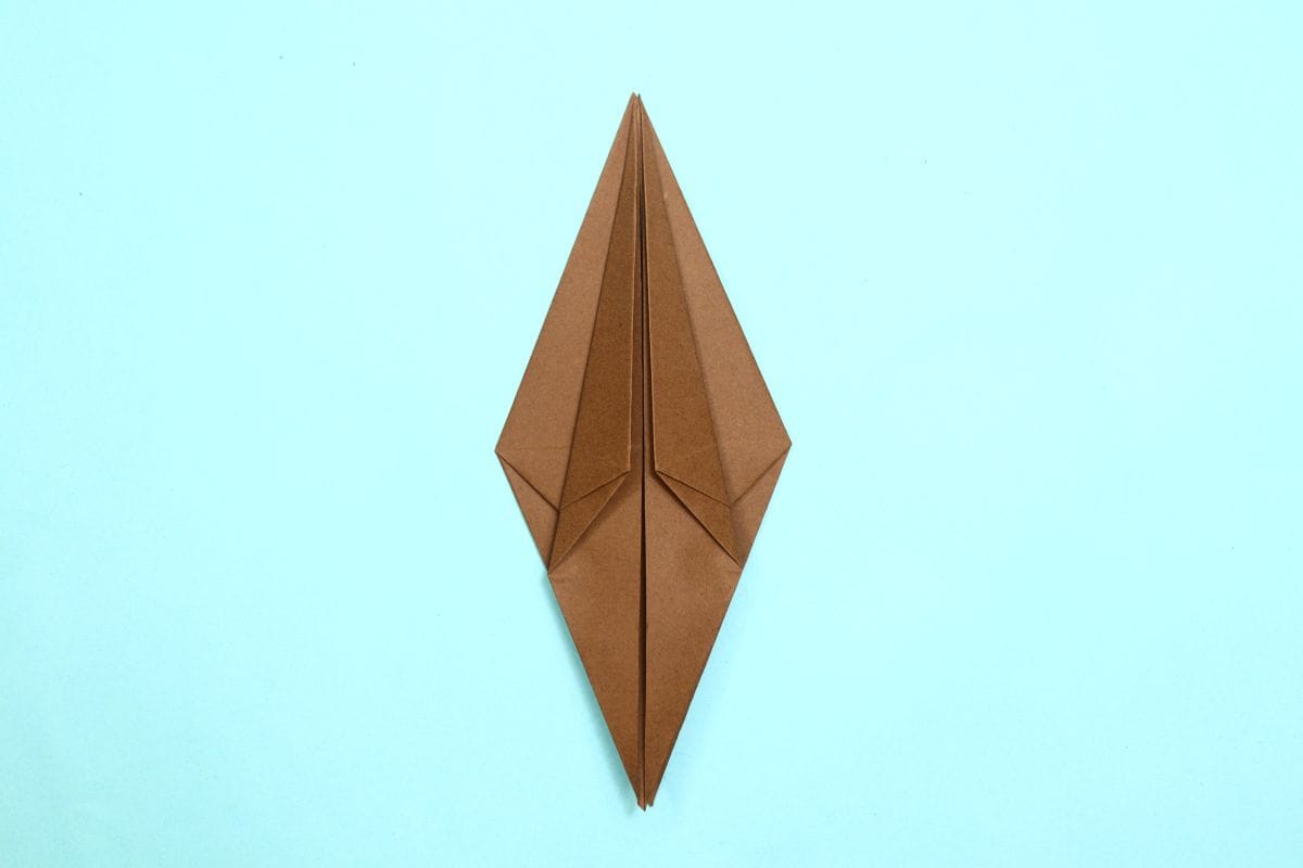 Origami spider step 31