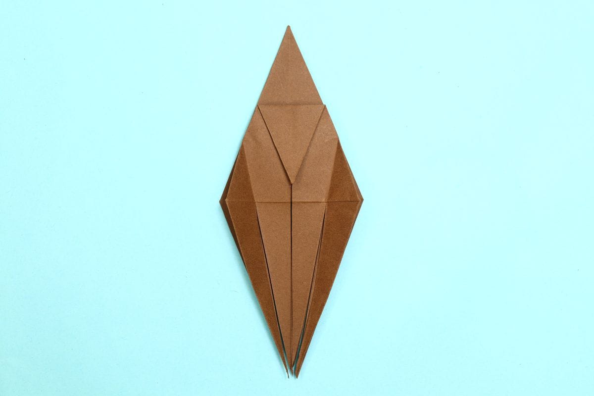 Origami spider step 39