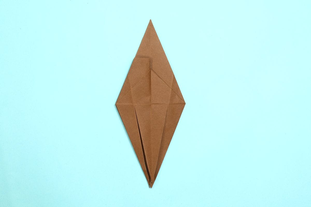 Origami spider step 40