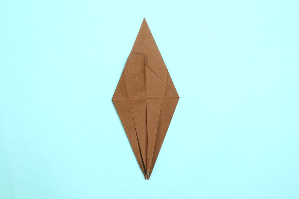 Origami spider step 42