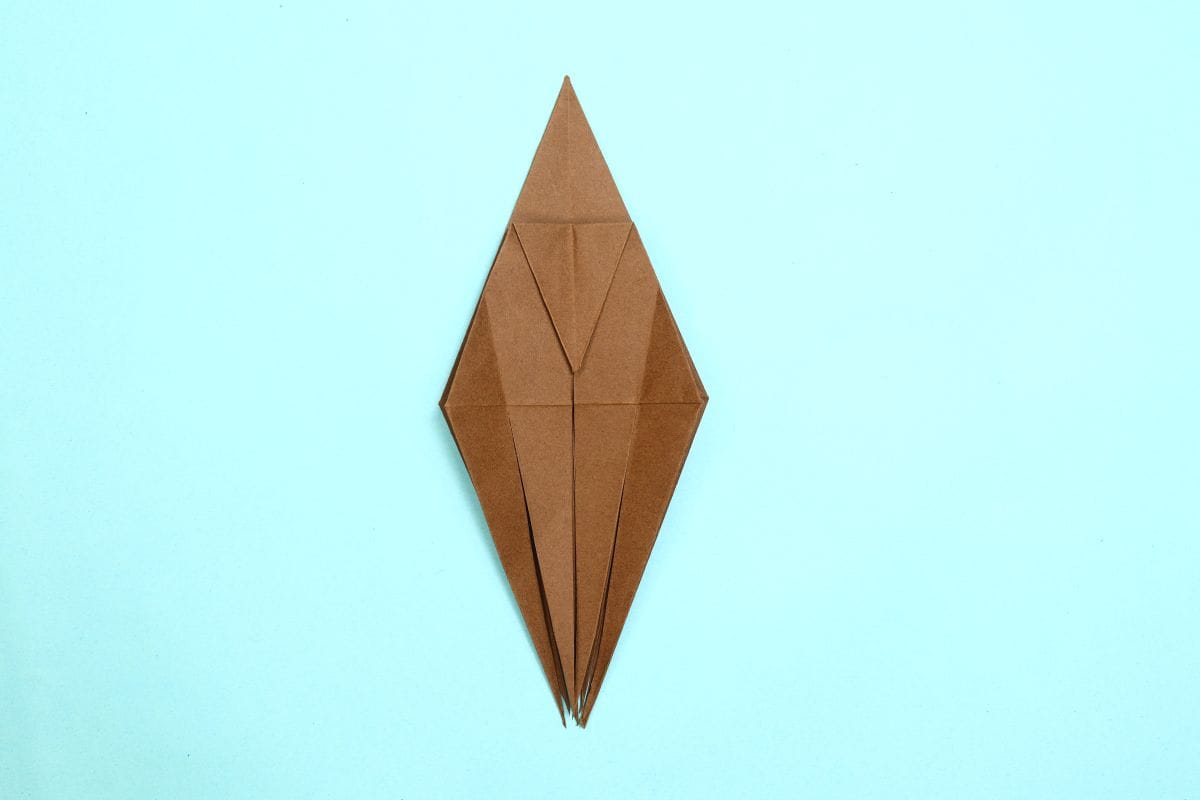 Origami spider step 43