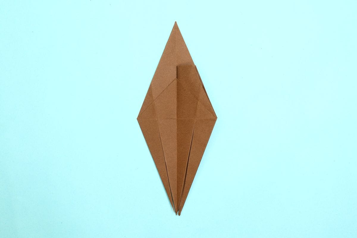 Origami spider step 44