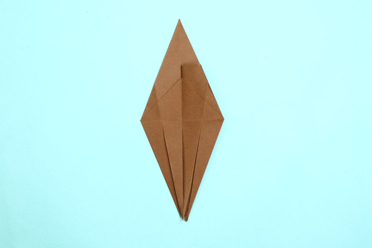 Origami spider step 46