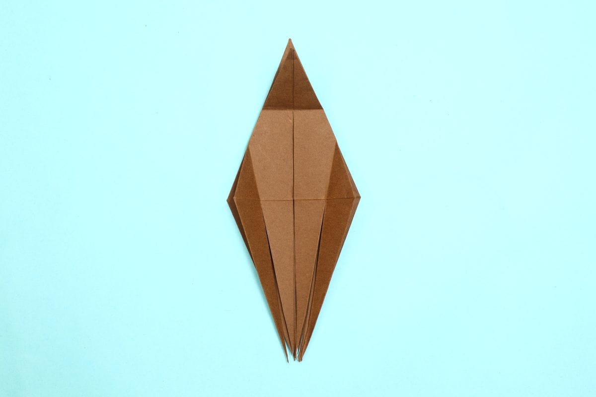 Origami spider step 48