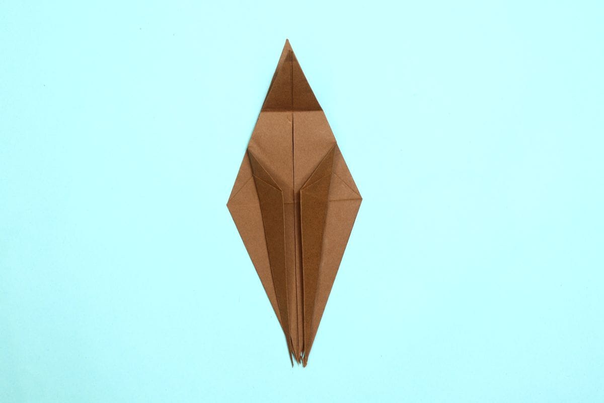 Origami spider step 49