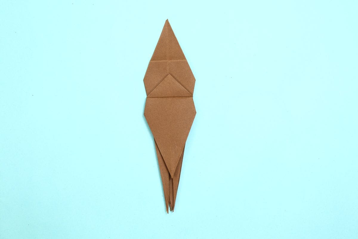 Origami spider step 52