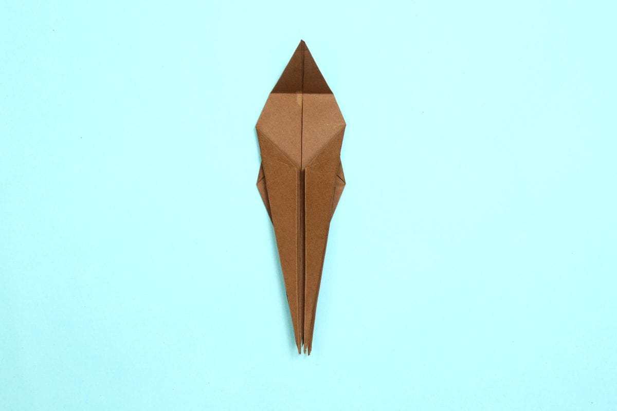 Origami spider step 53
