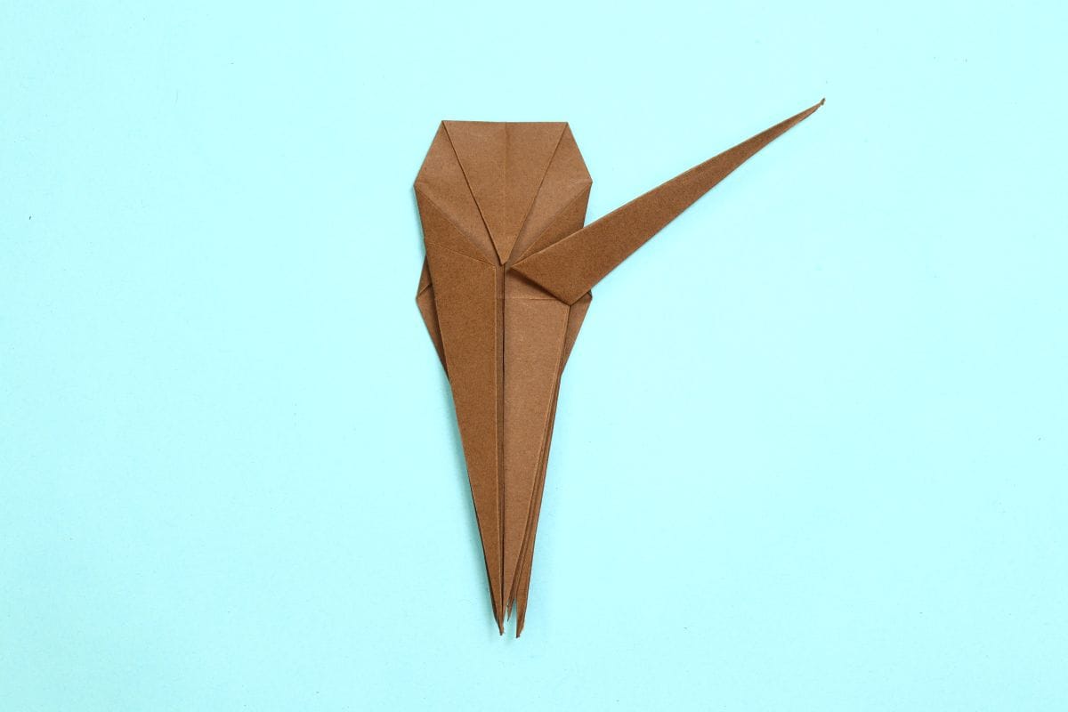 Origami spider step 55