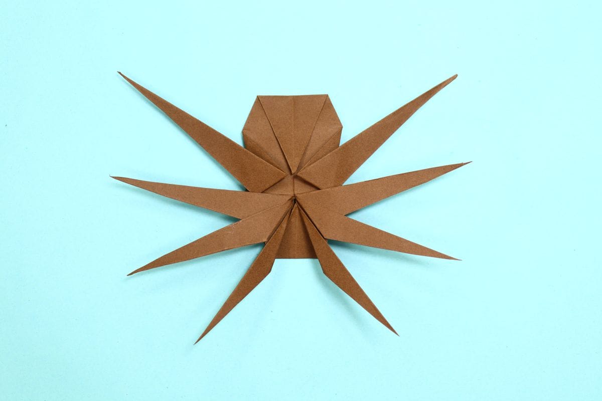 Origami spider step 62