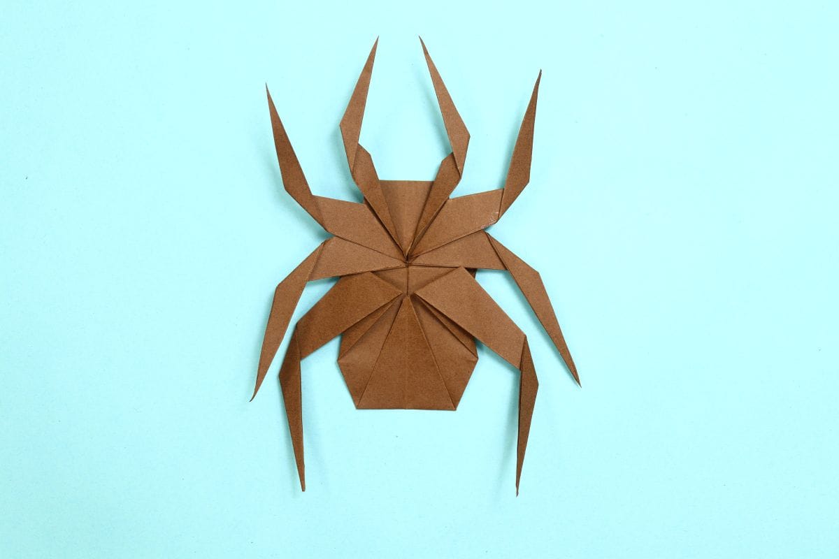 Origami spider step 67