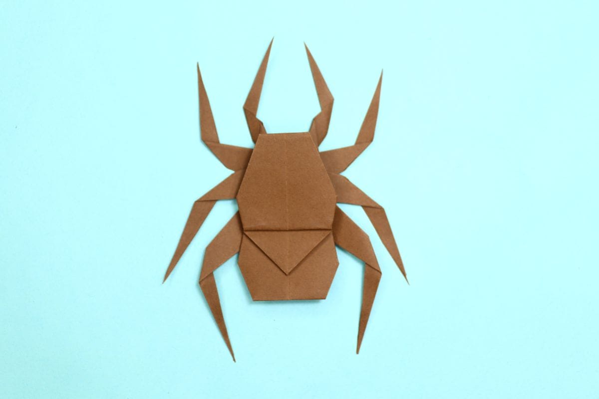Origami spider step 68
