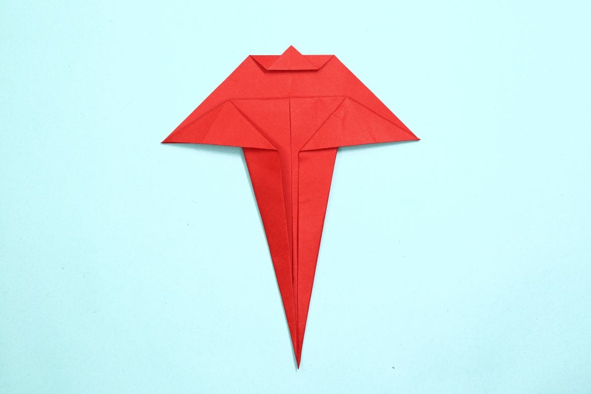 Origami Umbrella step 16
