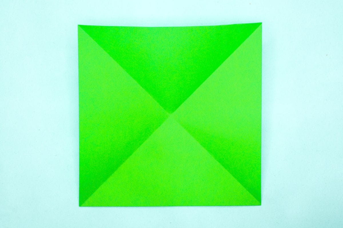 Origami turtle step 05
