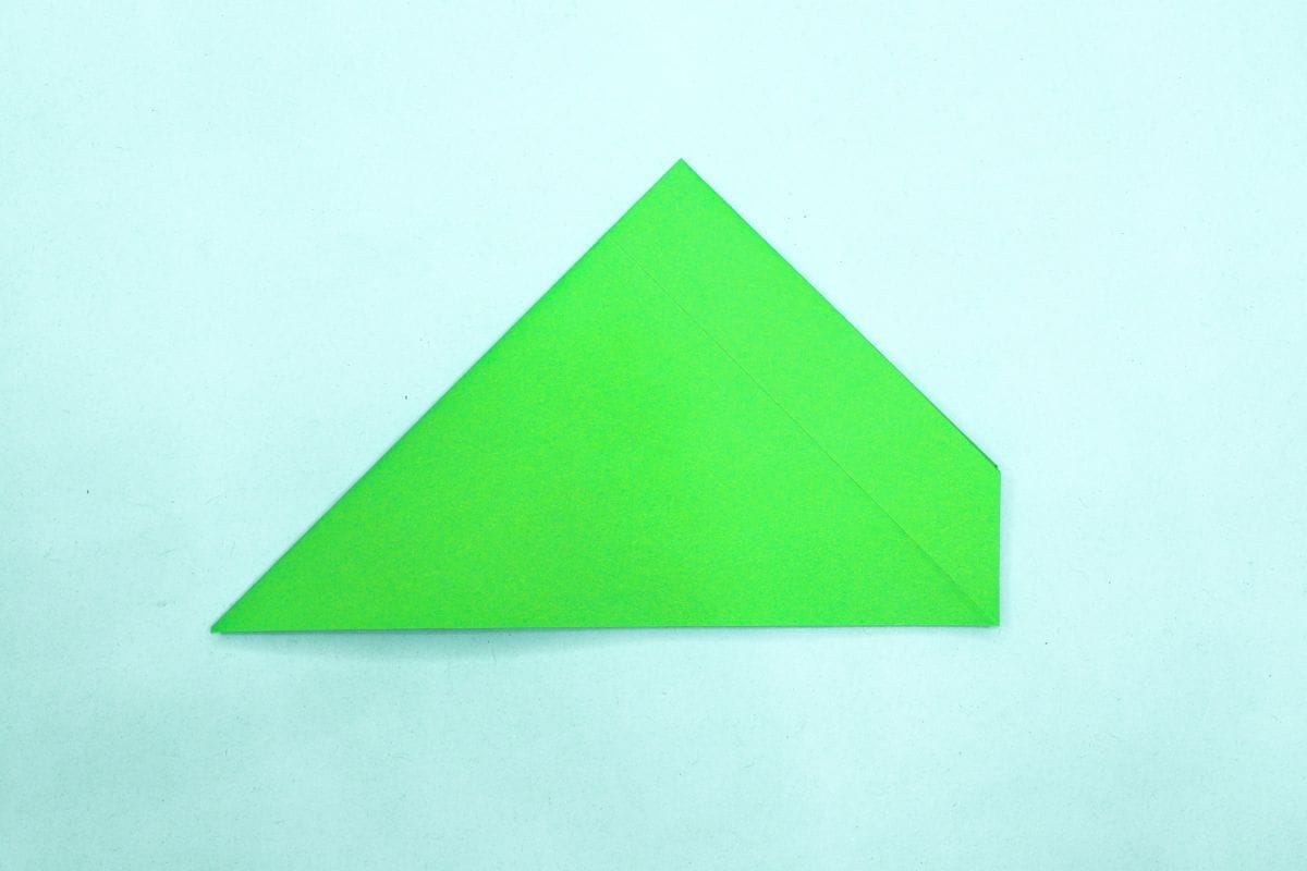 Origami turtle step 07