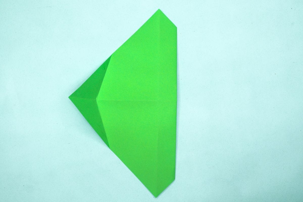 Origami turtle step 10
