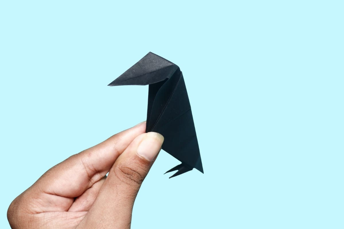 Origami Crow Step 32