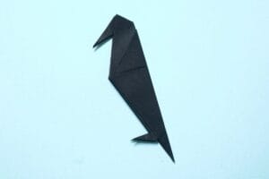 How to Make an Origami Black Crow