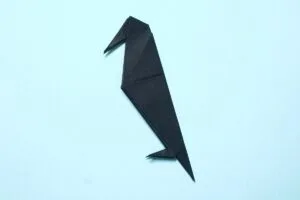 How to Make an Origami Black Crow