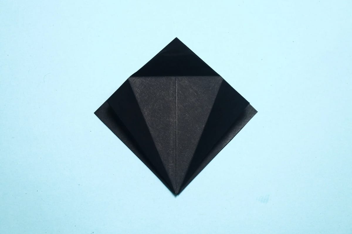 Origami Crow Step 16