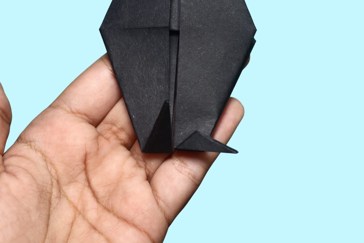 Origami Crow Step 22
