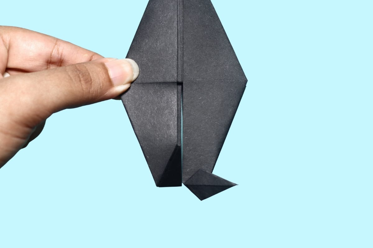 Origami Crow Step 24