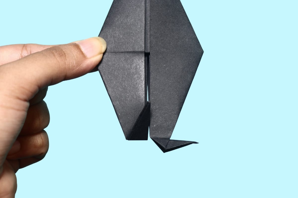 Origami Crow Step 25