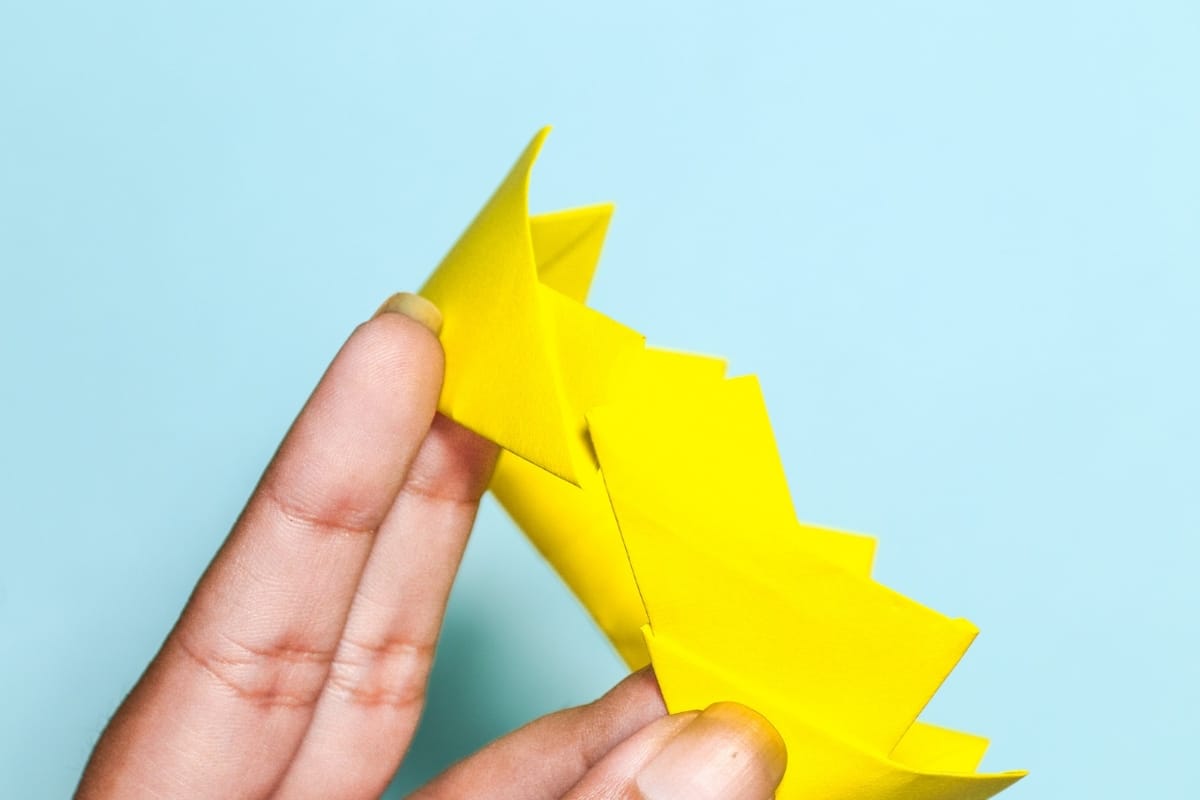 Origami Crown Step 12