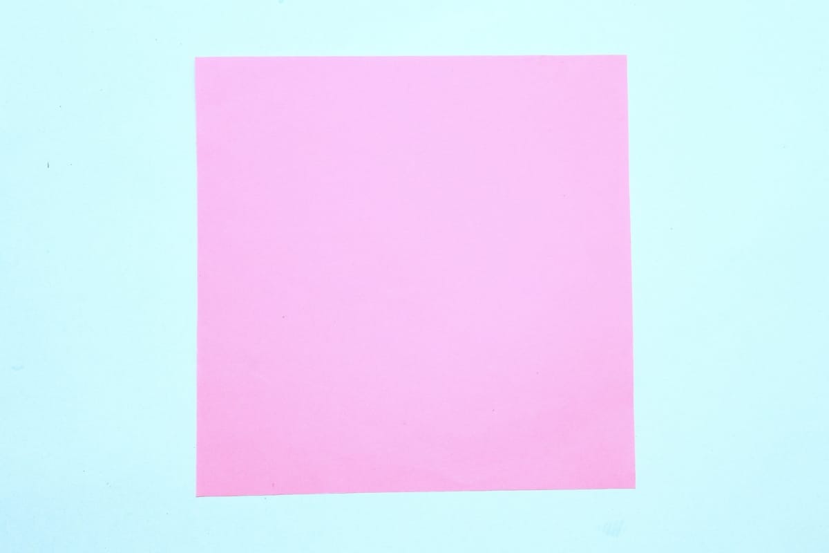 Origami Easy House Step 01