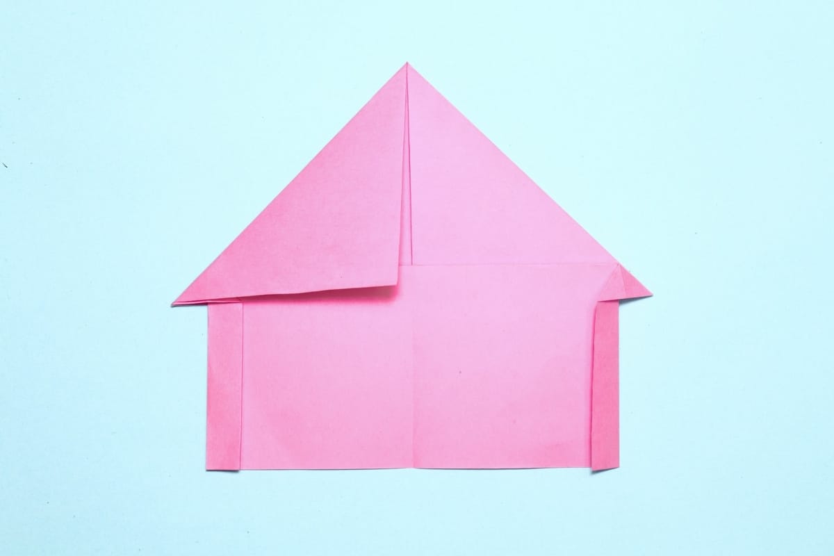 Origami Easy House Step 14