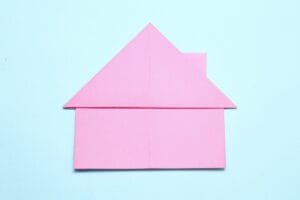 How to Make an Origami House with a Chimney