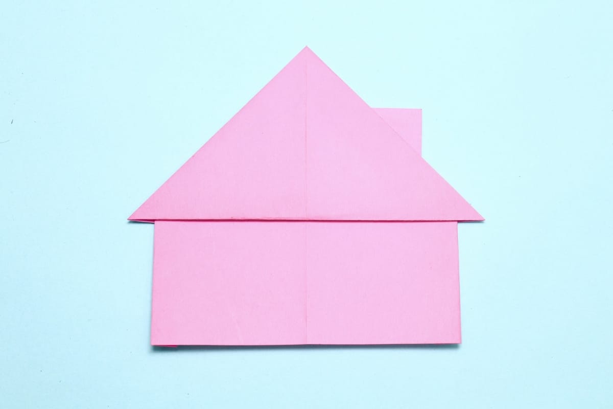 Origami Easy House Final Step
