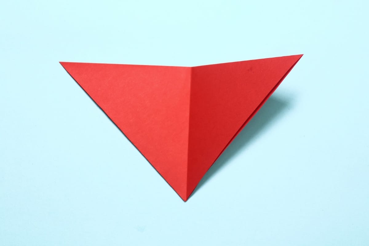 Origami Lady bug Step 05