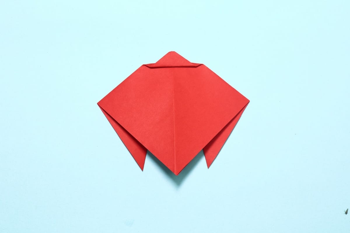 Origami Lady bug Step 10