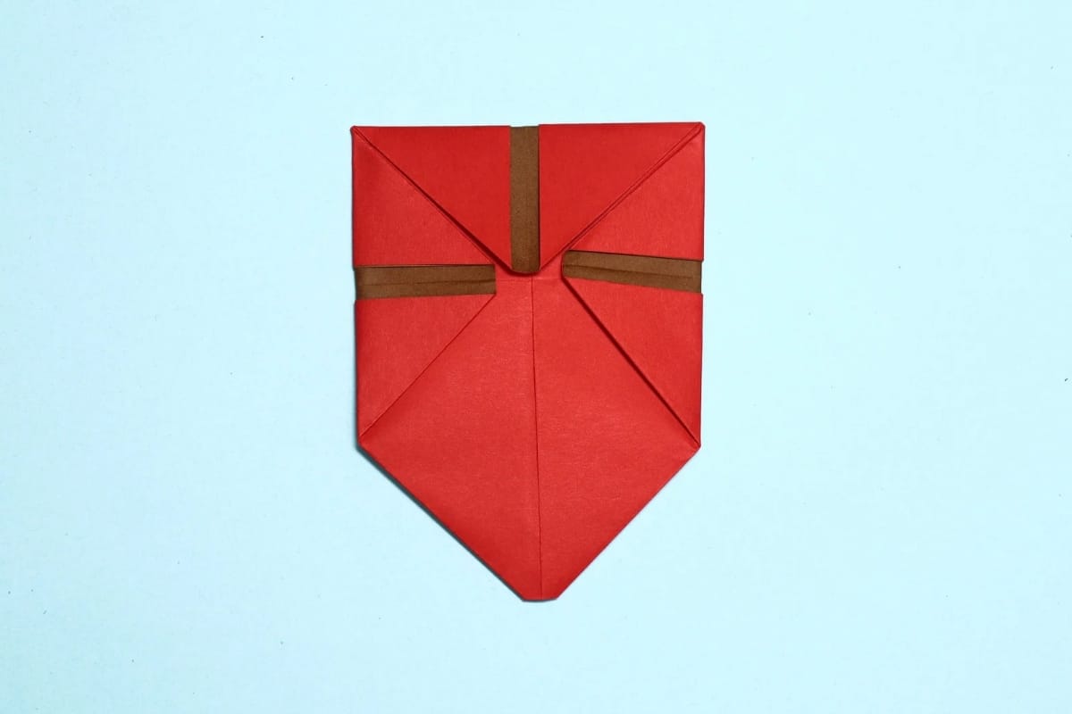 Origami Shield Step 12
