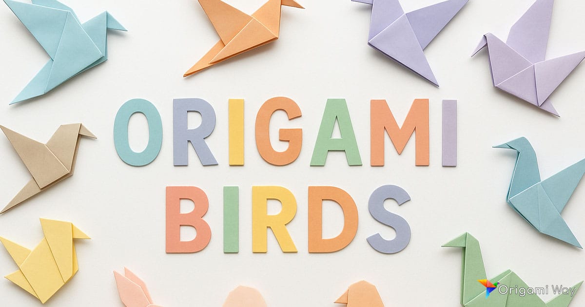 Origami birds