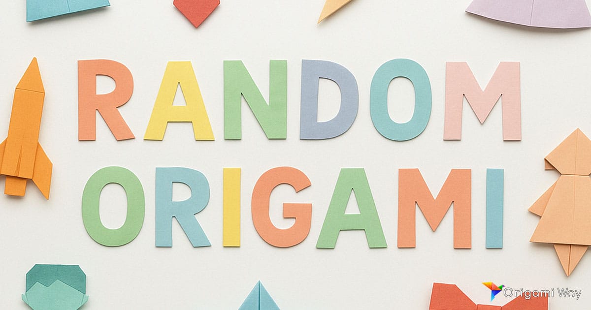 Random origami