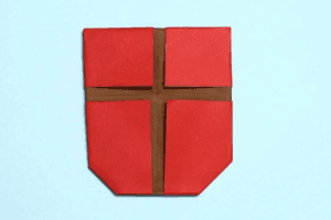 How to Make a Medieval Origami shield