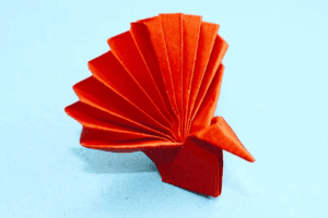 How to Make an Origami Peacock