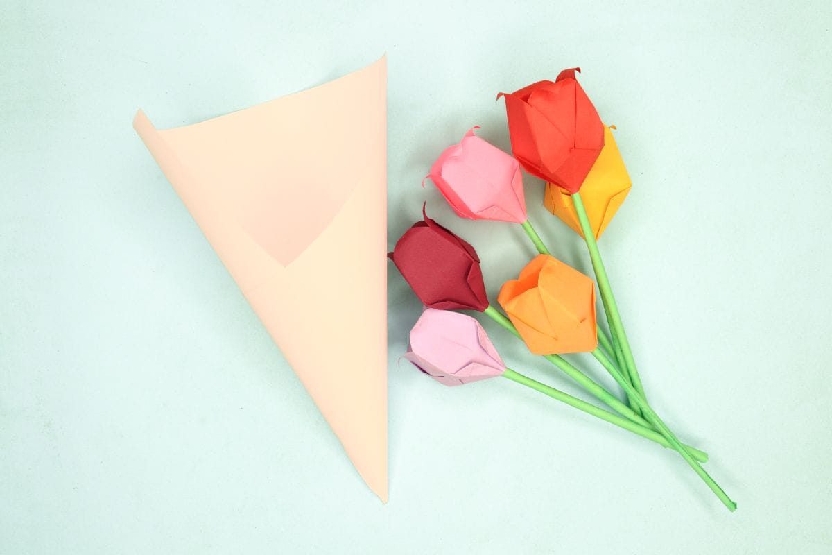 flower bouquet step 31