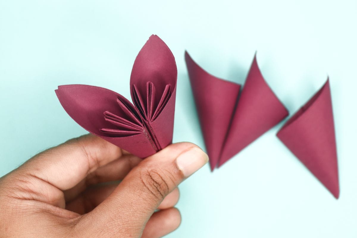 kusudama flower step 19