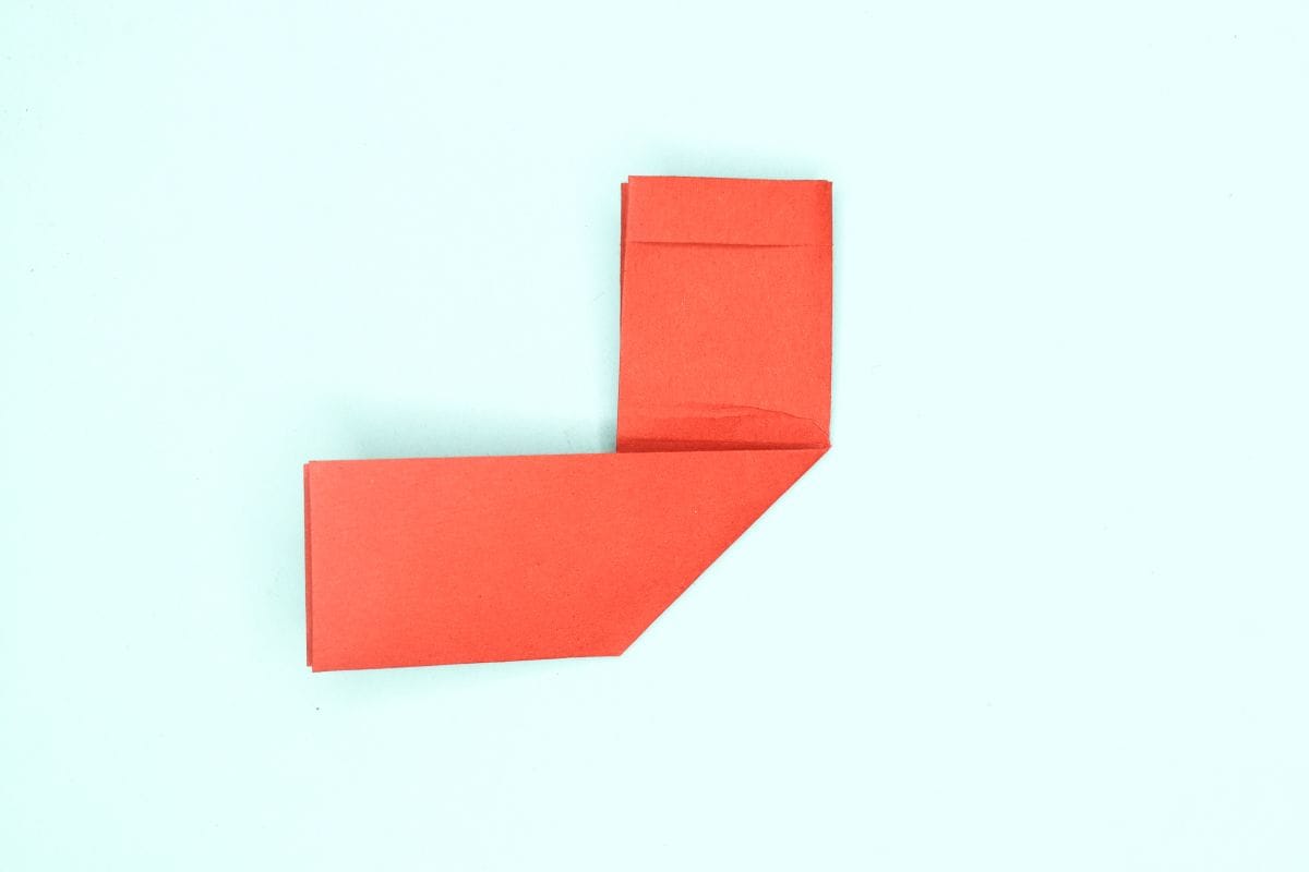 origami stocking step 11