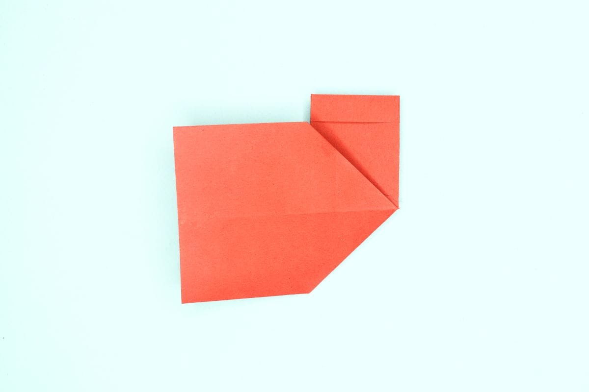 origami stocking step 16