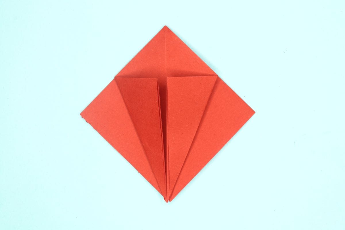 origami swan step 12