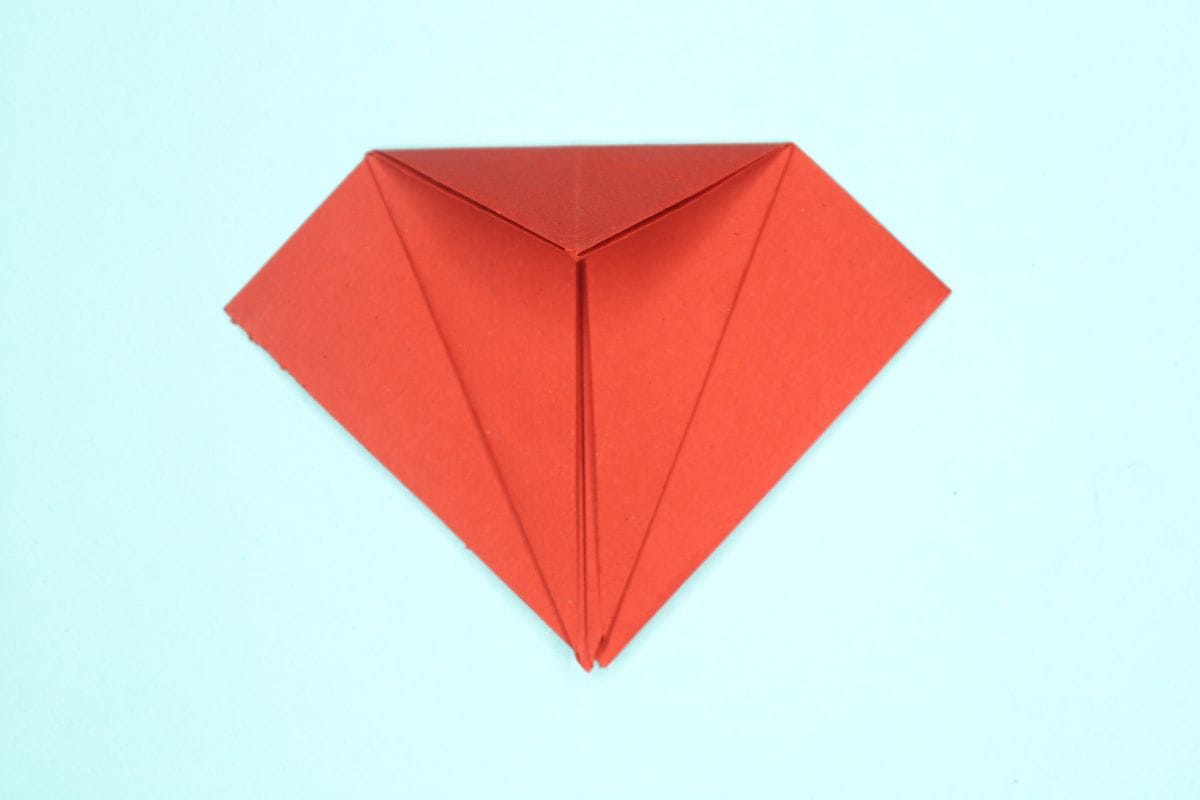 origami swan step 13