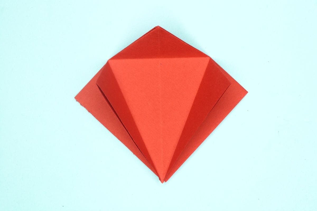 origami swan step 14