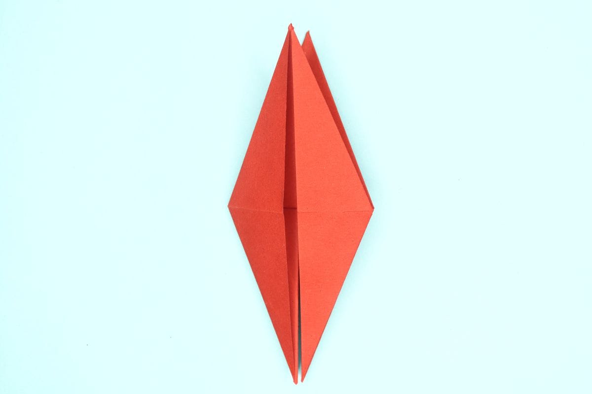 origami swan step 21