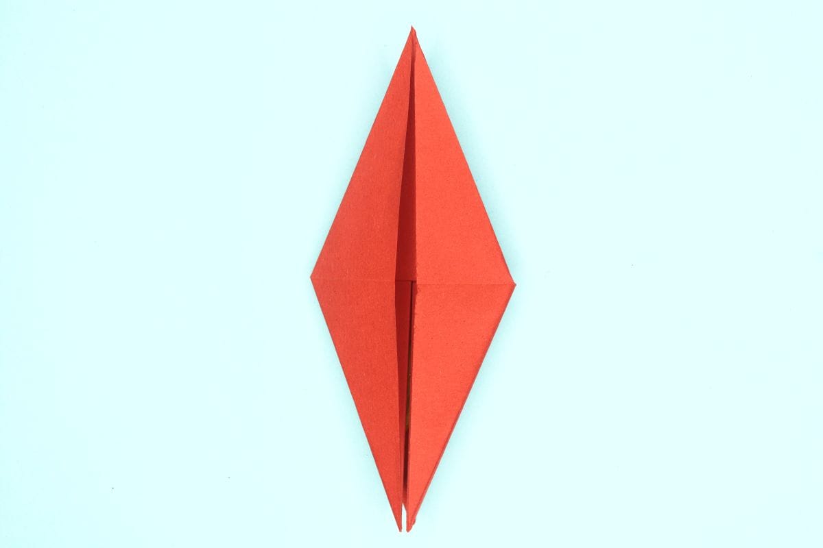 origami swan step 23