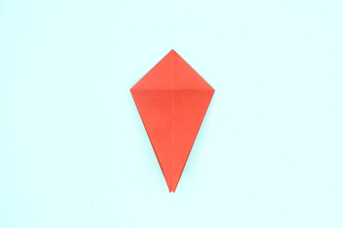 origami swan step 24