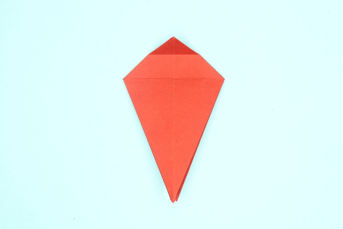 origami swan step 26