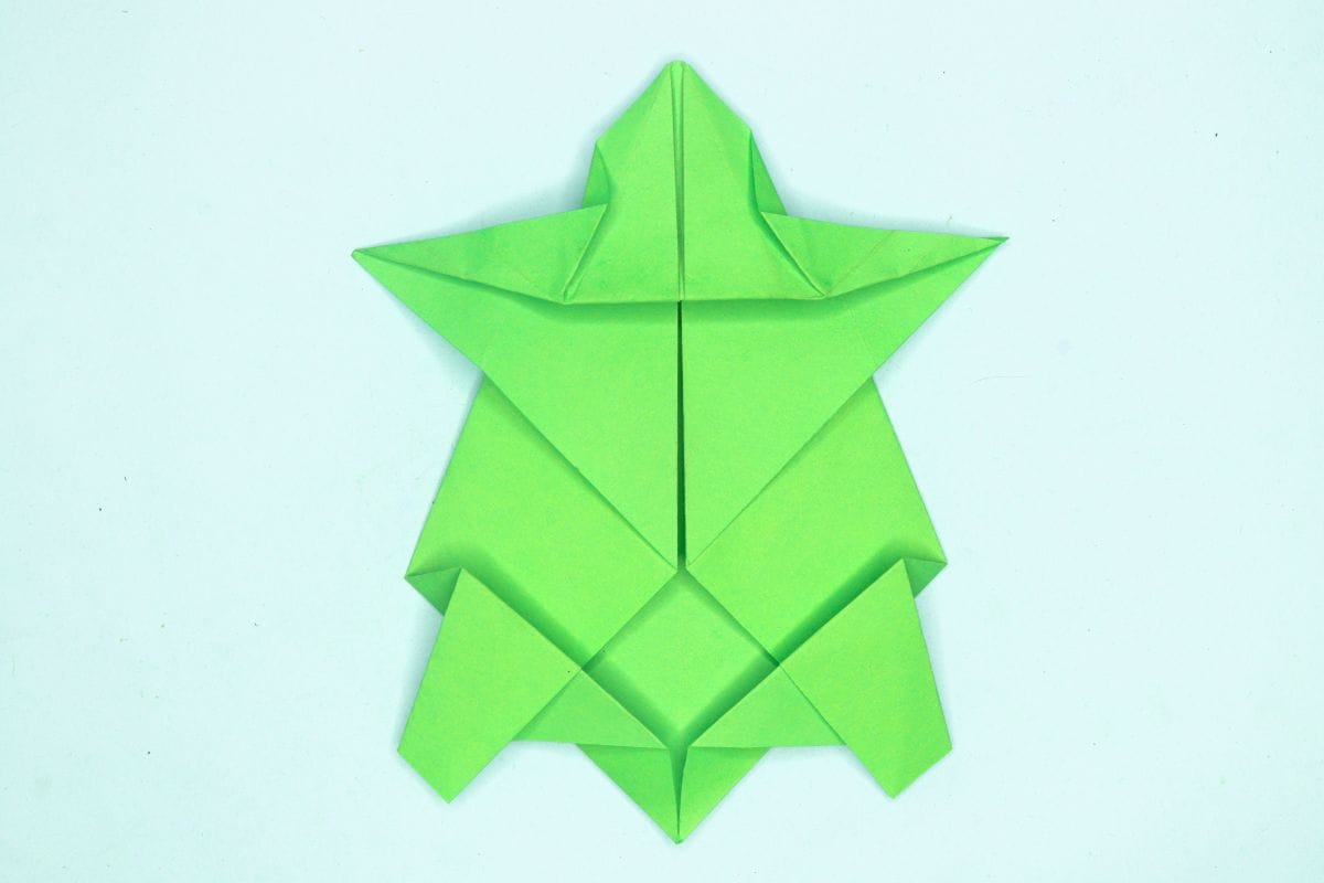 origami turtle step 17